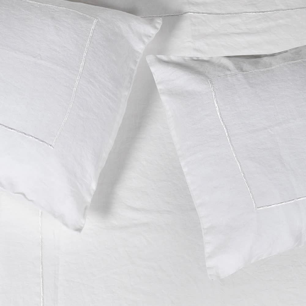 White Linen Superking Duvet Set