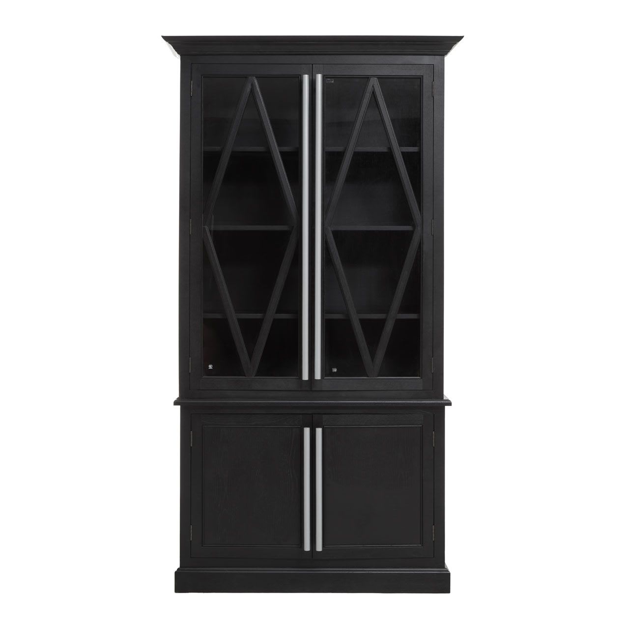 Lille Black Window Pane Display Unit