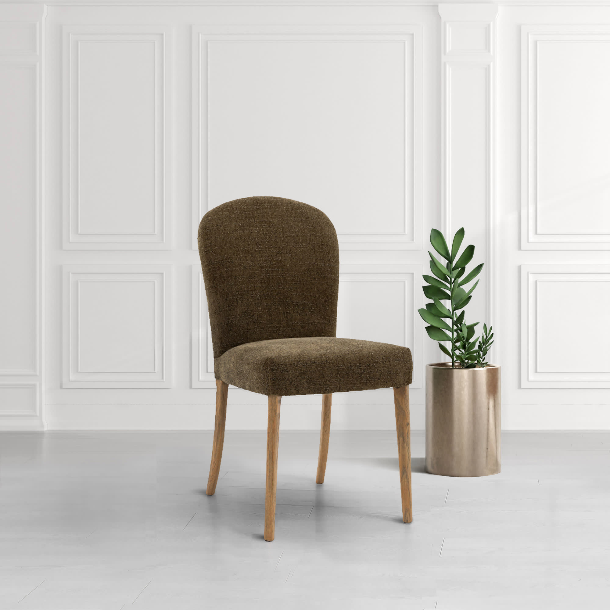Hinton Green Upholstered Dining Chair by Gallery Direct