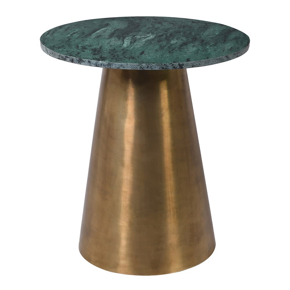 Forest Green Pyramid Side Table
