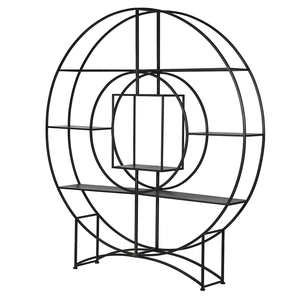 Iron Geometric Open Display Unit