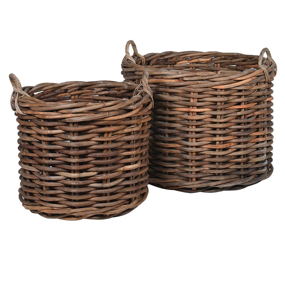 Pair of Rattan Baskets