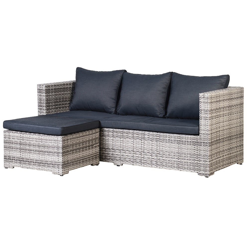 Rattan Style Outdoor Corner Sofa