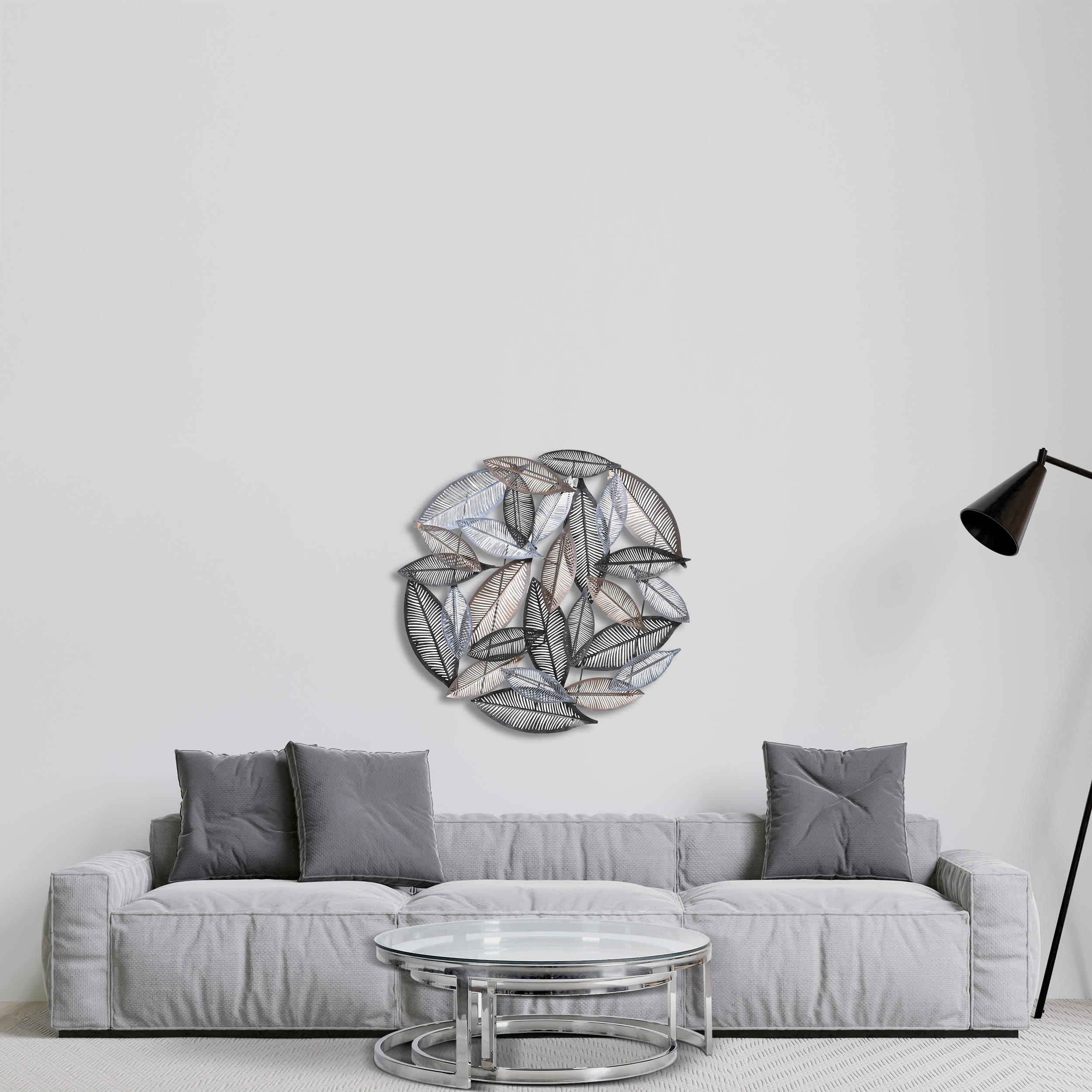 Metal Leaf Wall Art