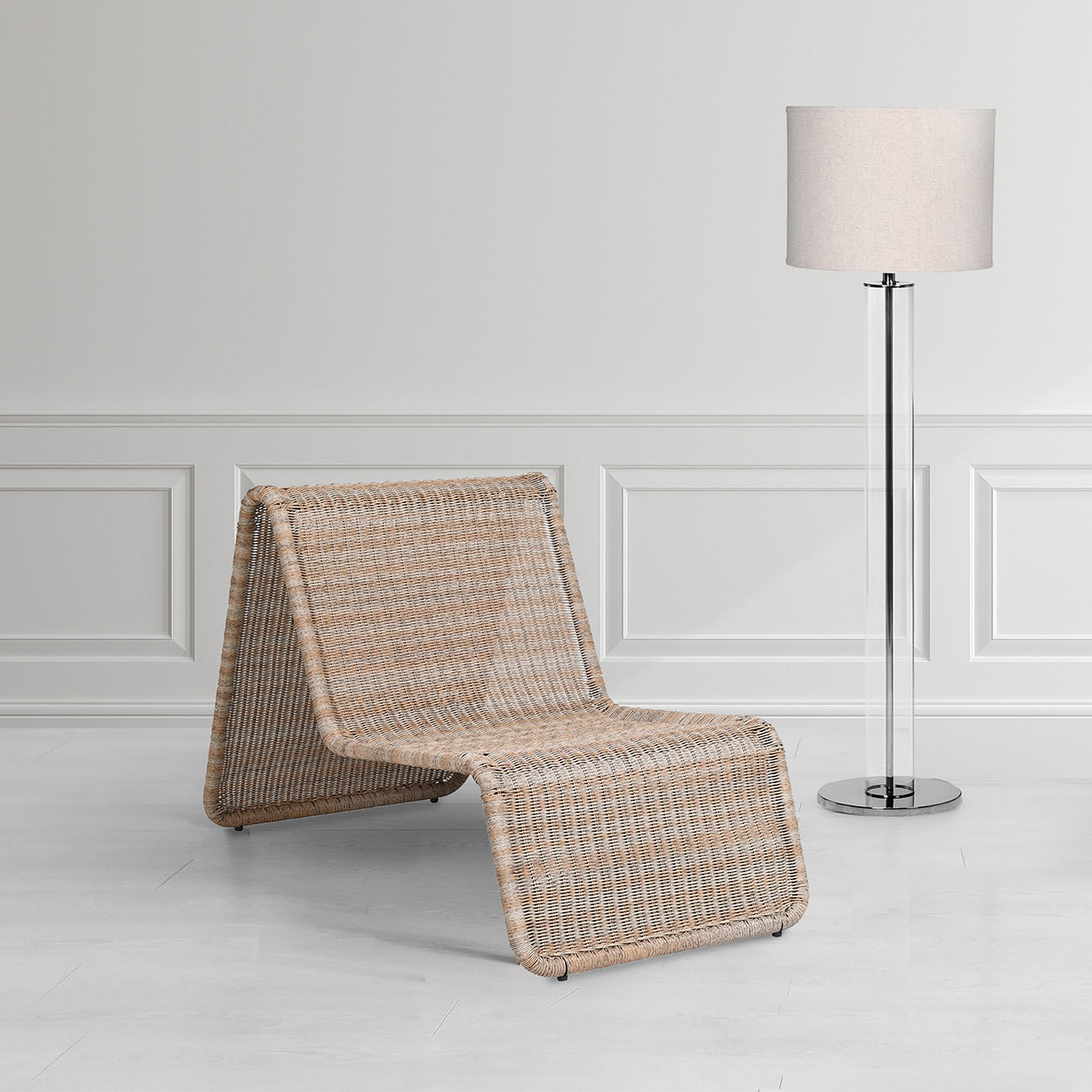 Helios Rattan Wave Chair