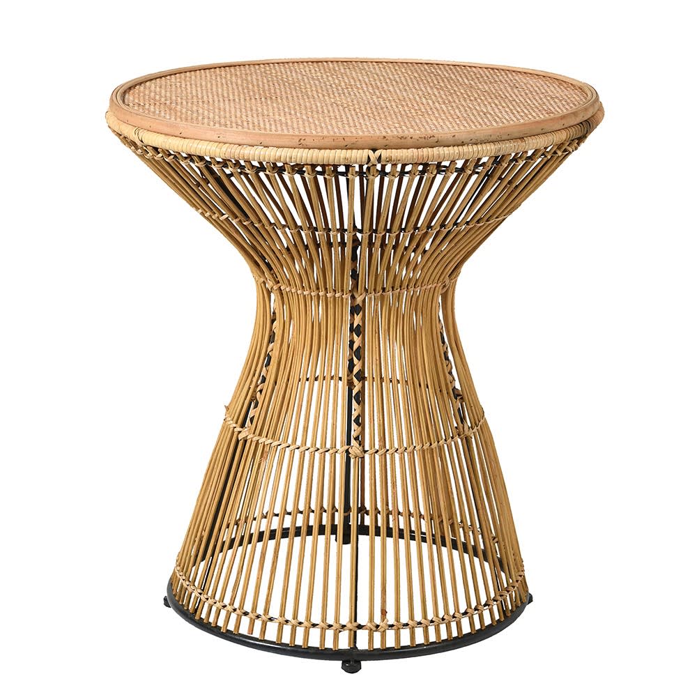 Boheme Round Rattan Side Table