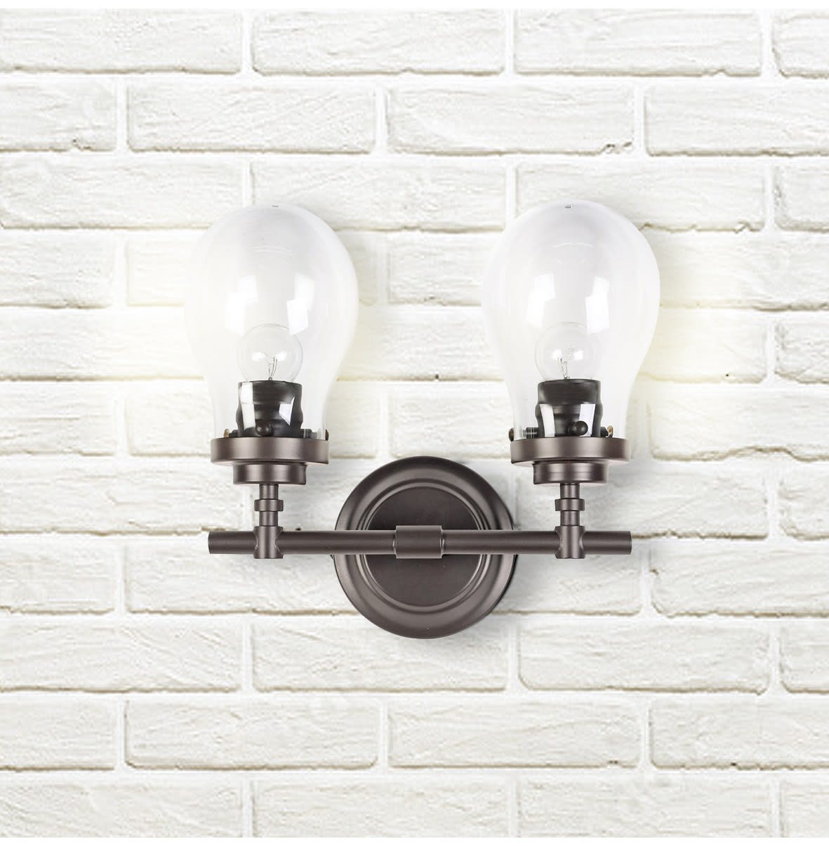 Jaden Duo Bulb Wall Light
