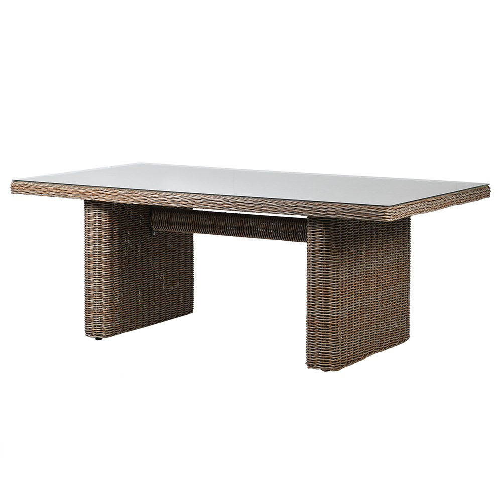 Outdoor Wicker Dining Table