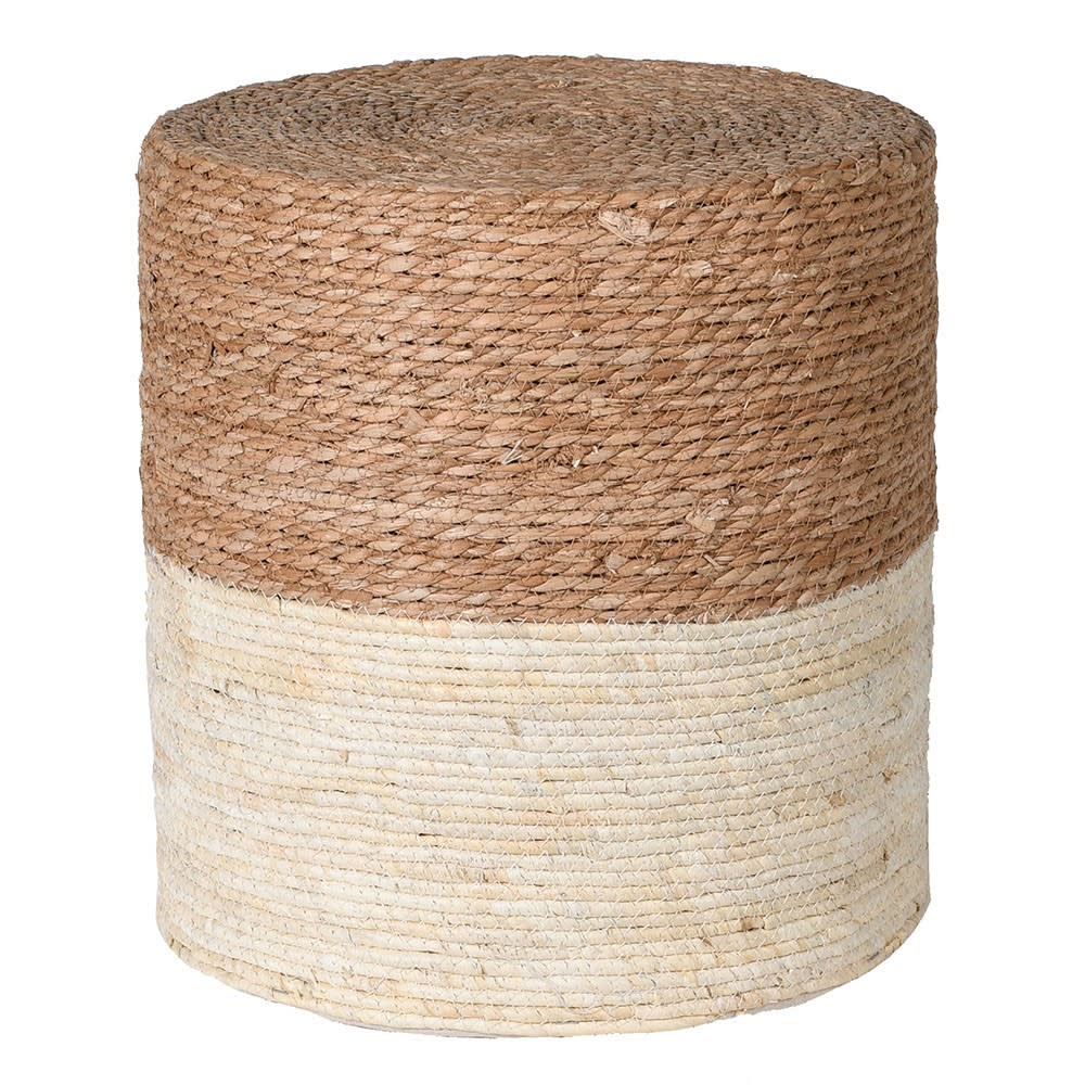 Braided Raffia Stool