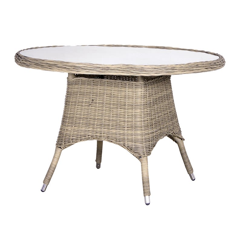 Outdoor Rattan Round Dining Table