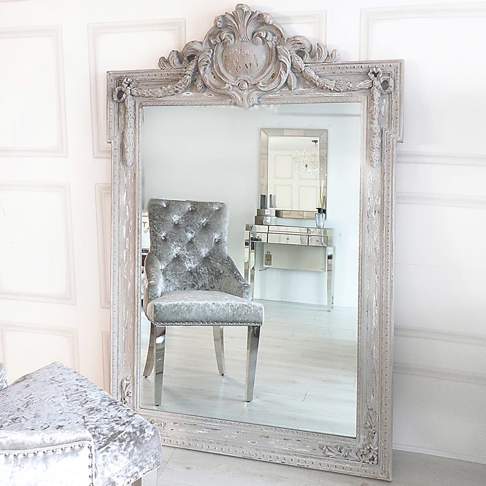 Crest Top Wall Mirror