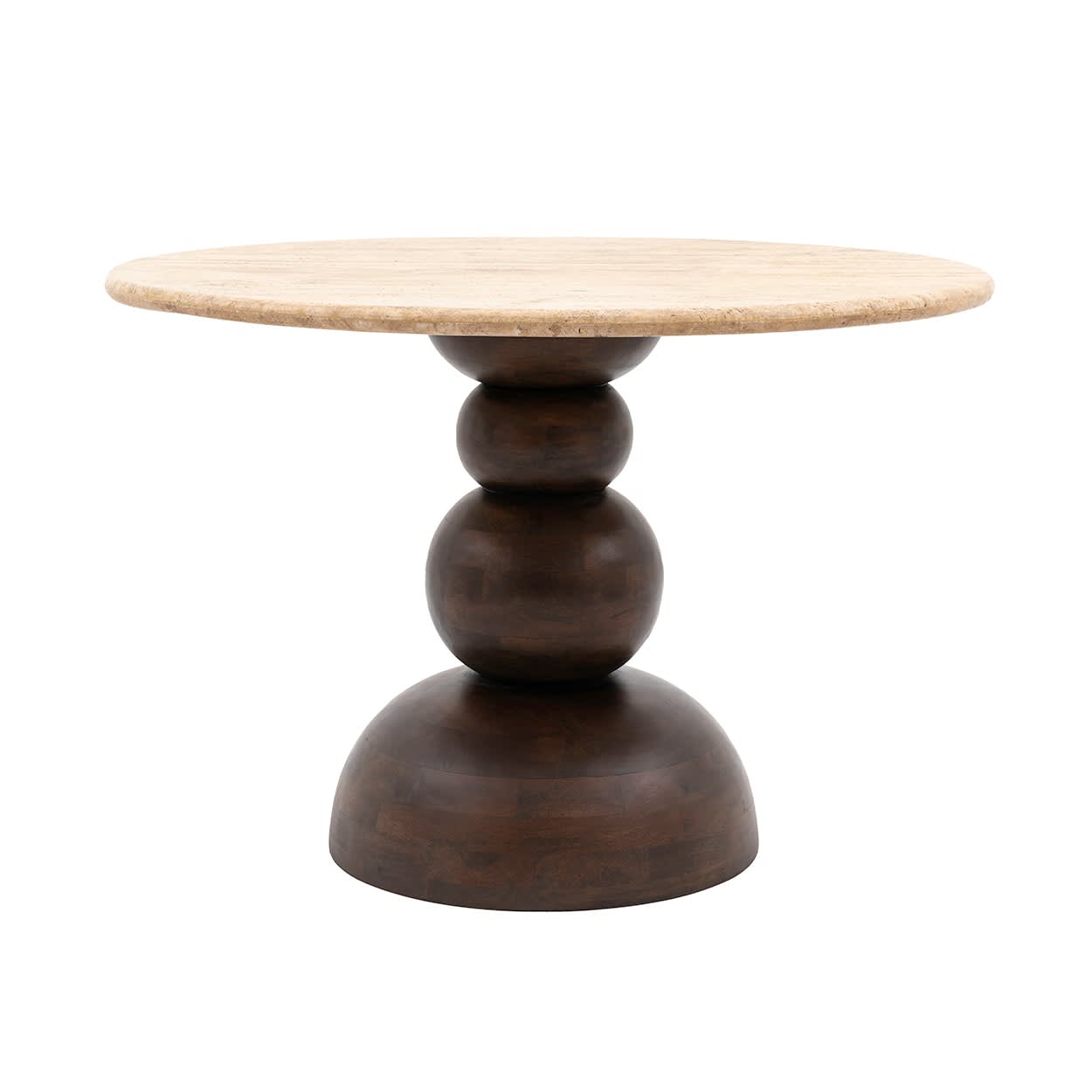 Sculpt Wooden Round Dining Table by Gallery Direct