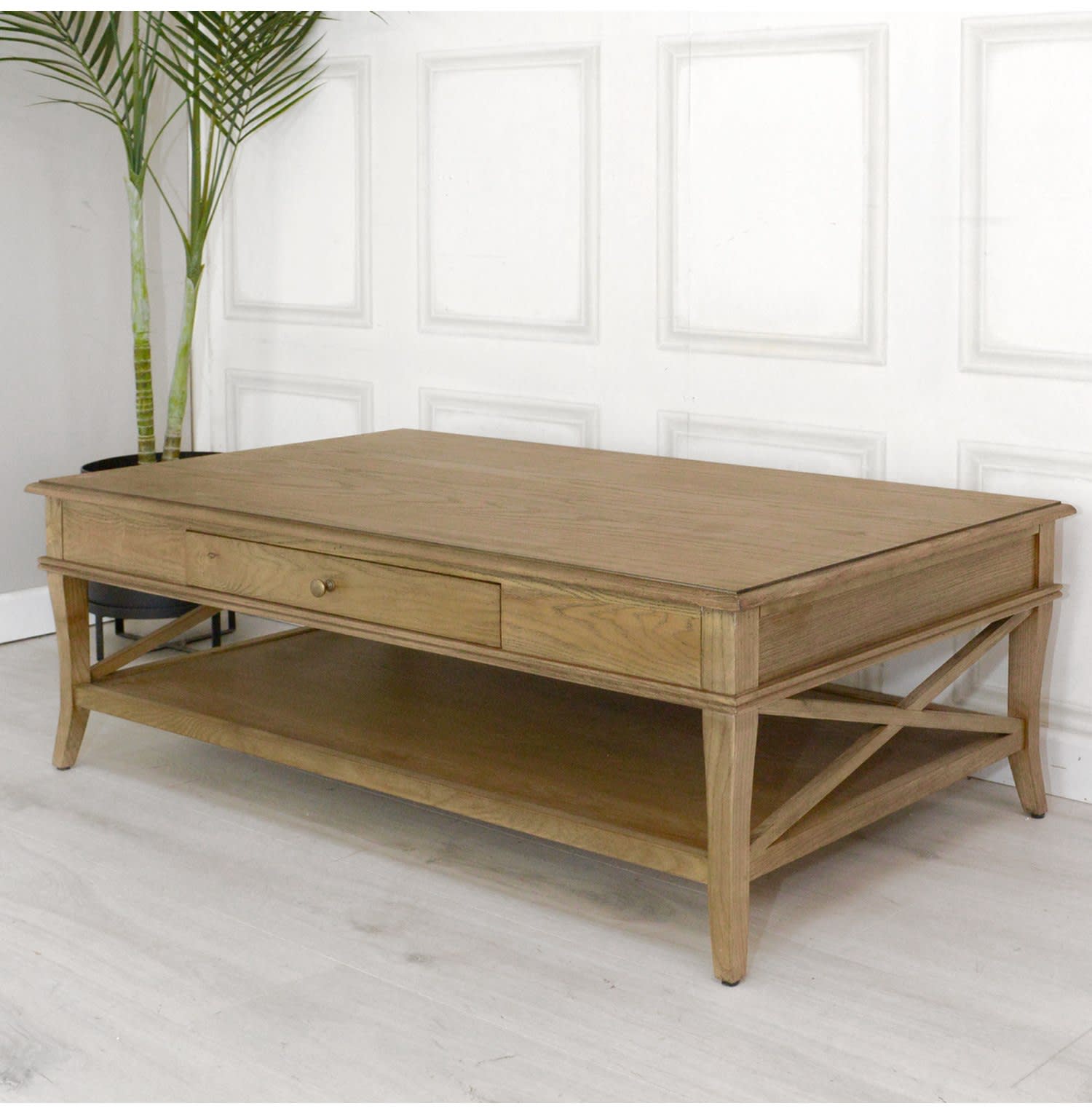 Portobello Satin Oak Coffee Table