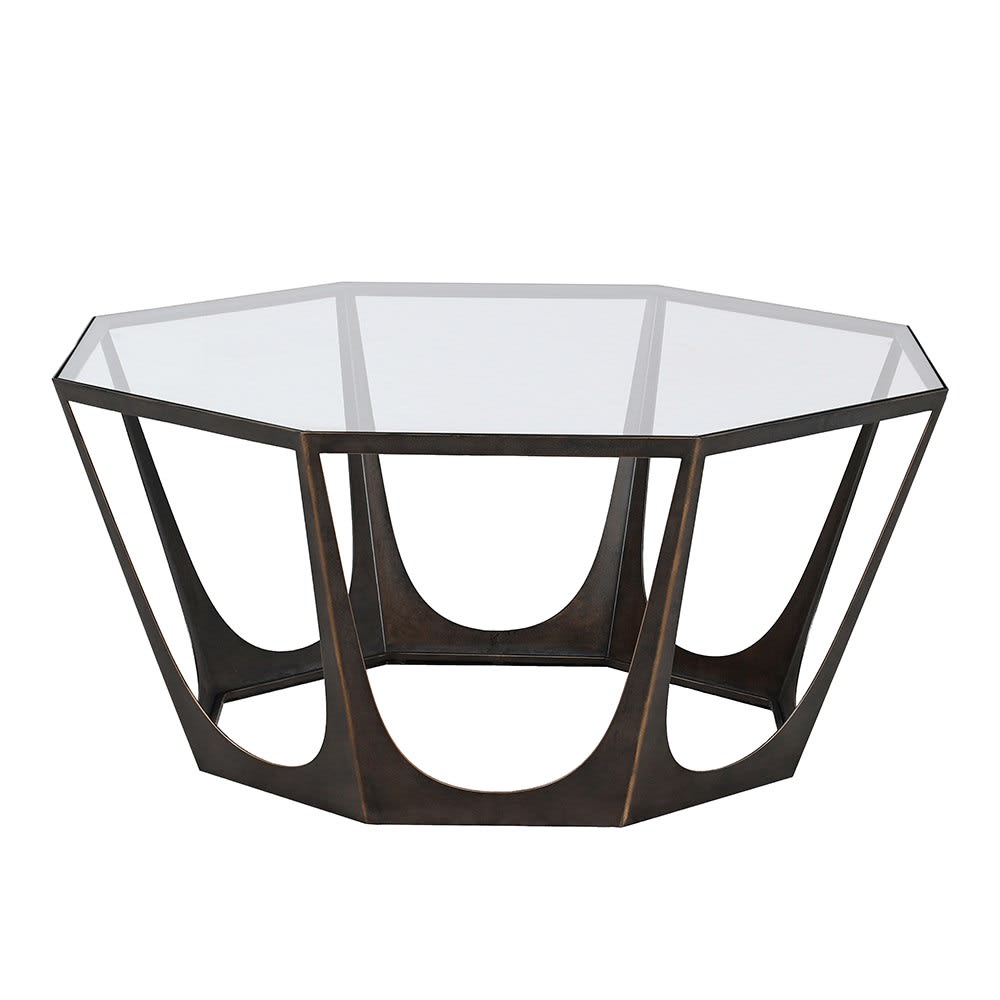 Andorra Octagon Iron Coffee Table