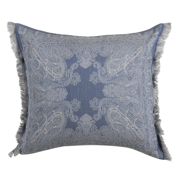Blue Paisley Cushion 