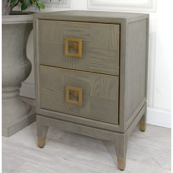 Boho 2 Drawer Bedside