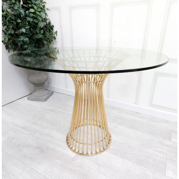 Sloane Gold Dining Table