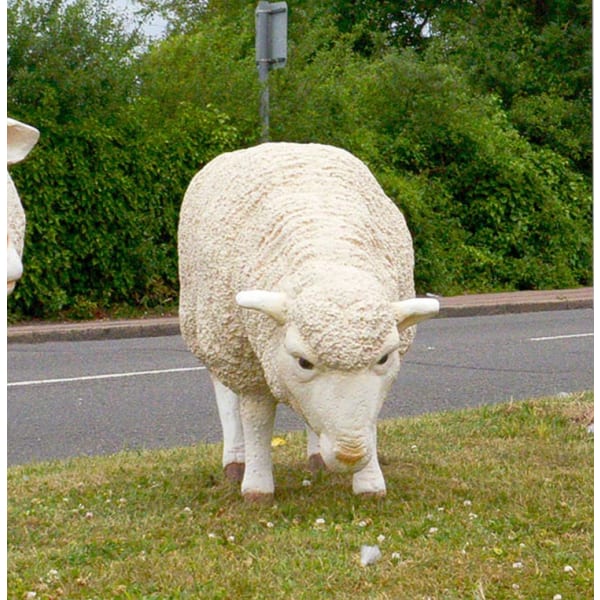 Grazing Life Size Sheep