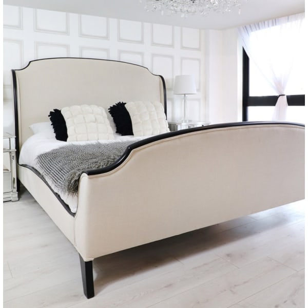 Manor Black 6ft Superkingsize Bed