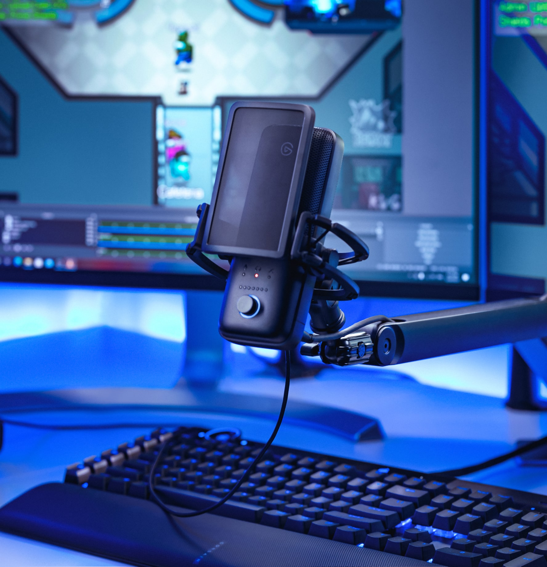 Elgato Wave Mic Arm LP - Premium Low Profile Microphone with Cable  Management Channels, Desk Clamp, Versatile Mounting and Fully Adjustable,  perfect