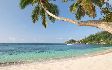 Anse Soleil-热带岛屿Mahu00e9上的天堂海滩