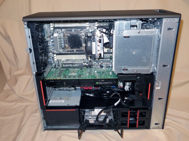 Figure 3. Inside the Lenovo P700. (Image courtesy of the author.)