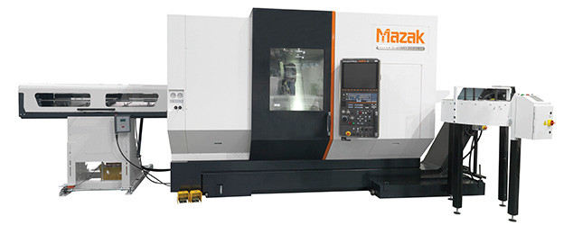 Mazak is a machine tool builder that offers automation solutions including gantry loaders, PALLETECH automation systems, and bar feeders. (Image courtesy of Mazak.)