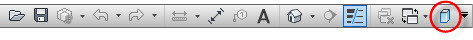 Figure 7. Tools are added to the Quick Access Toolbar on the far right by default.