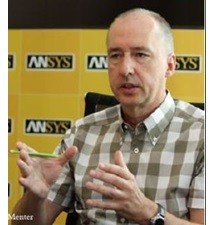 Florian Menter, senior research fellow at ANSYS, and creator of the SBES solution for turbulent modeling.