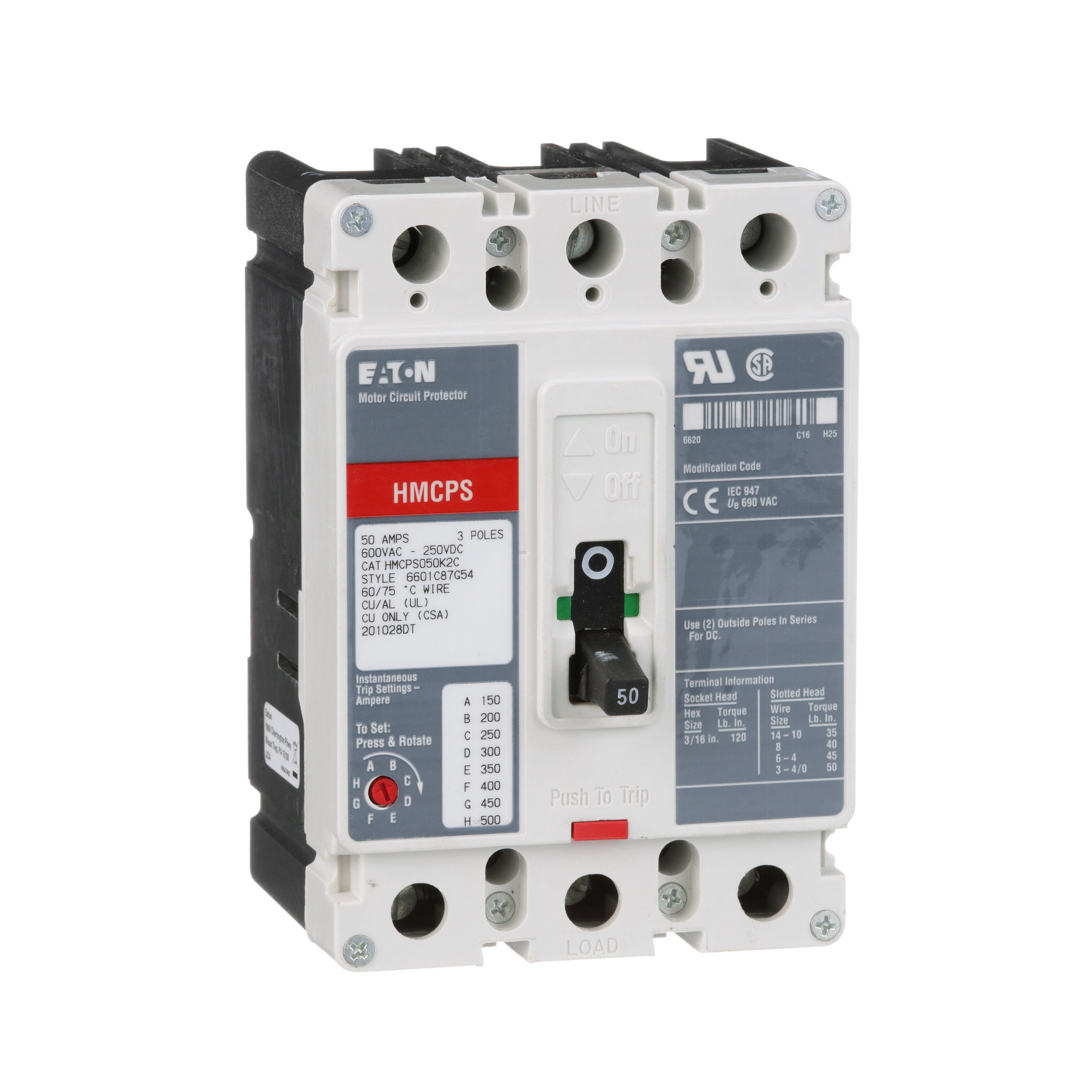 EATON CORPORATION HMCPS050K2C