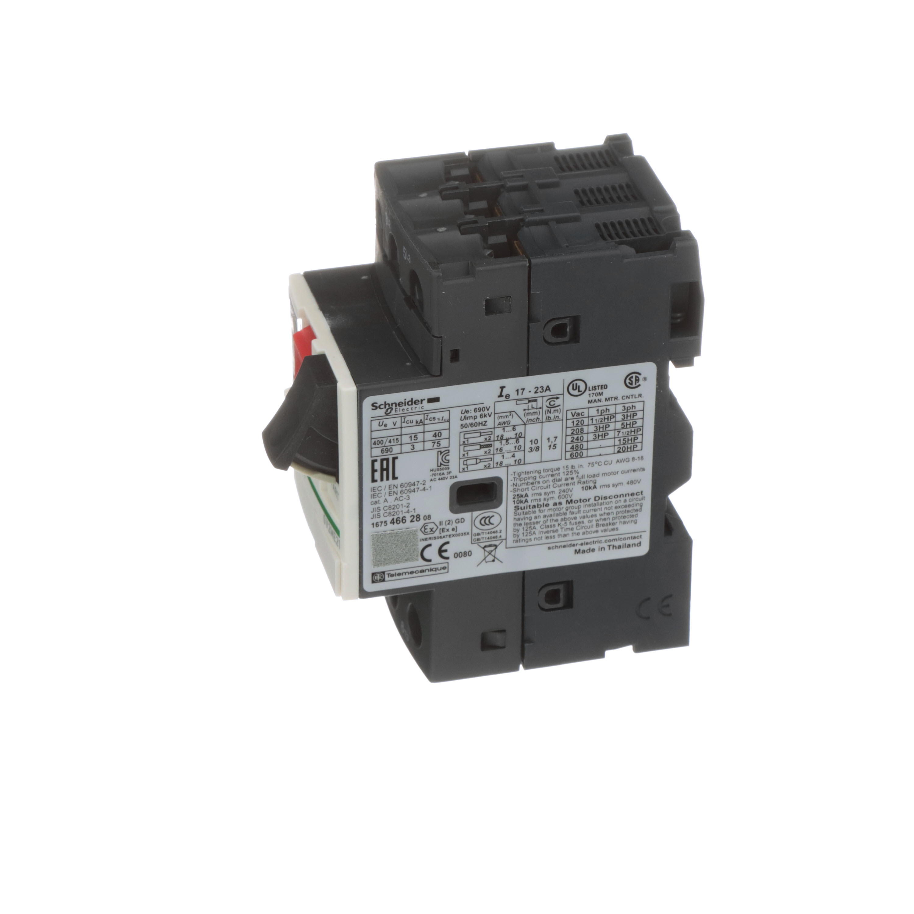 SCHNEIDER ELECTRIC GV2ME21