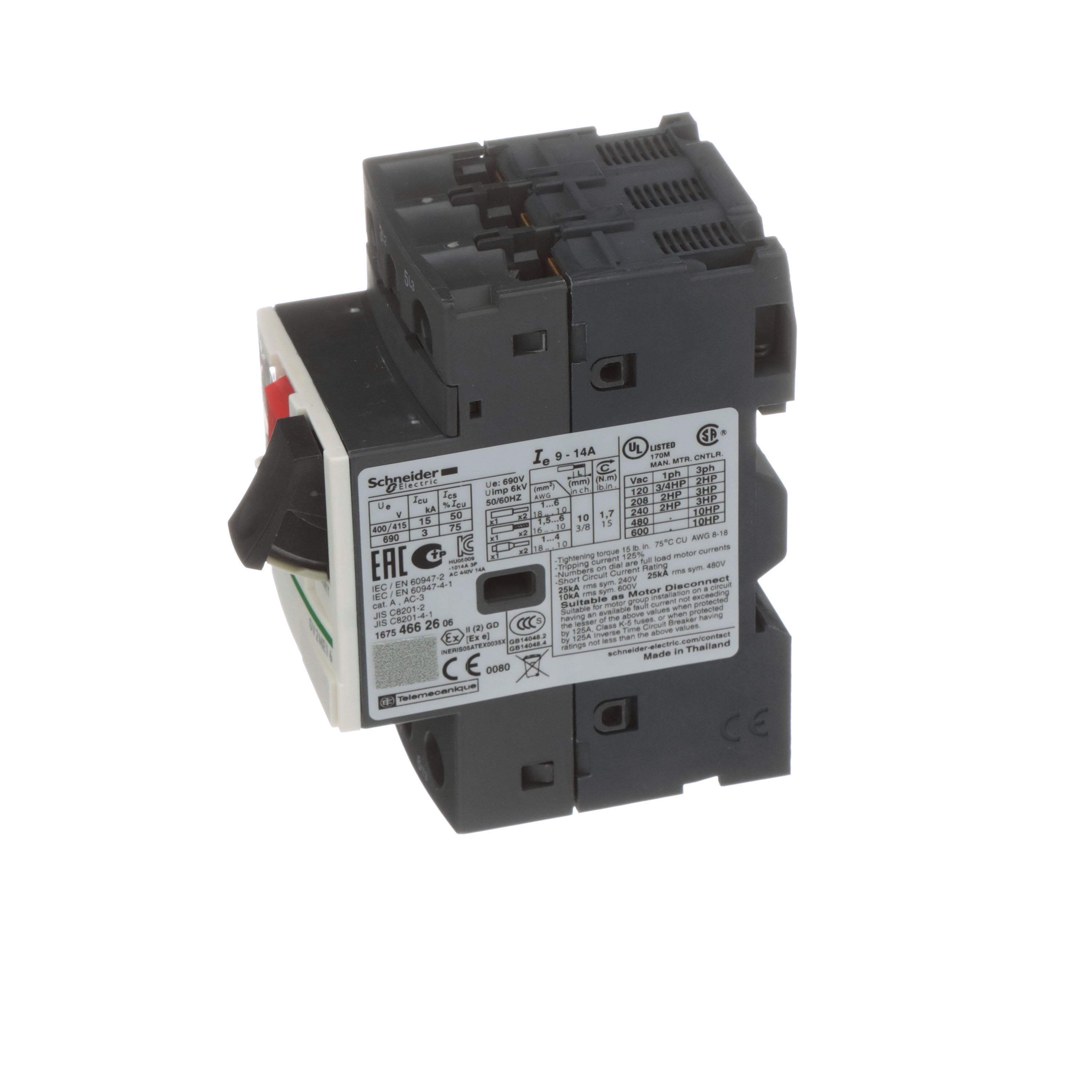 SCHNEIDER ELECTRIC GV2ME16
