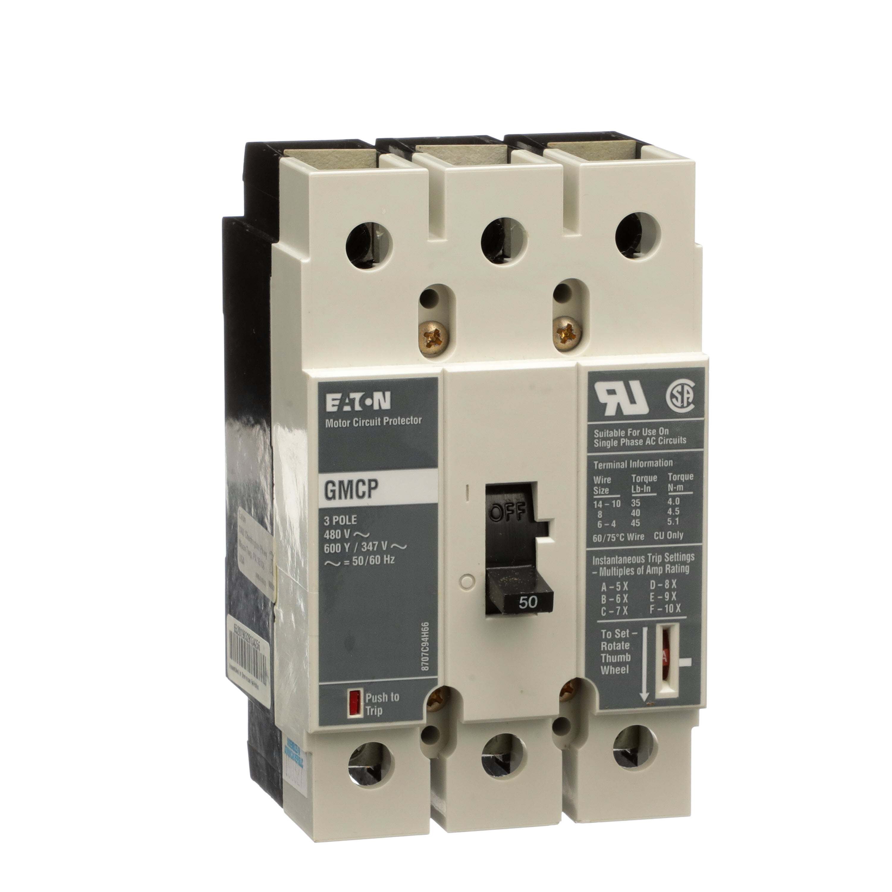 EATON CORPORATION GMCP050K2C