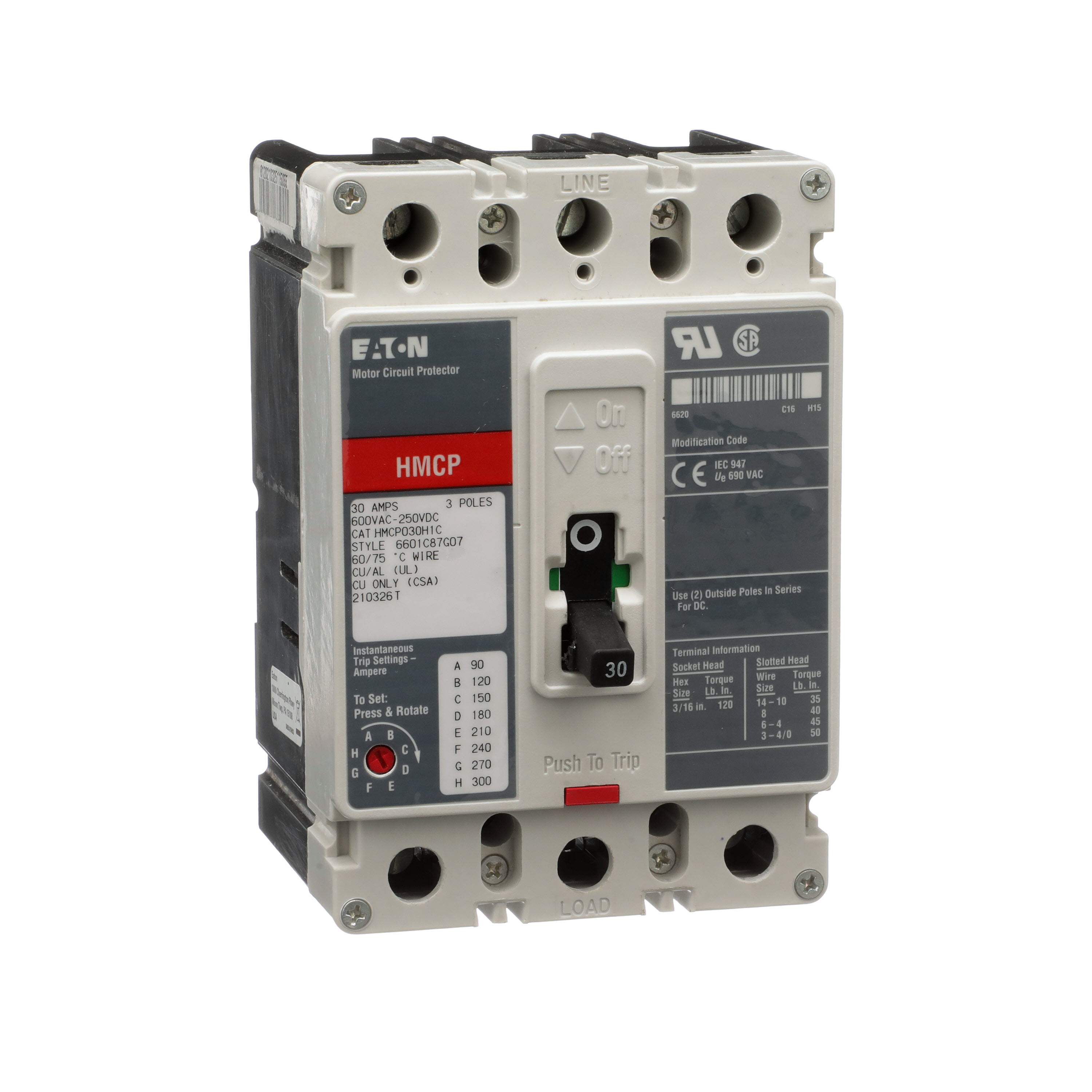 EATON CORPORATION HMCP030H1