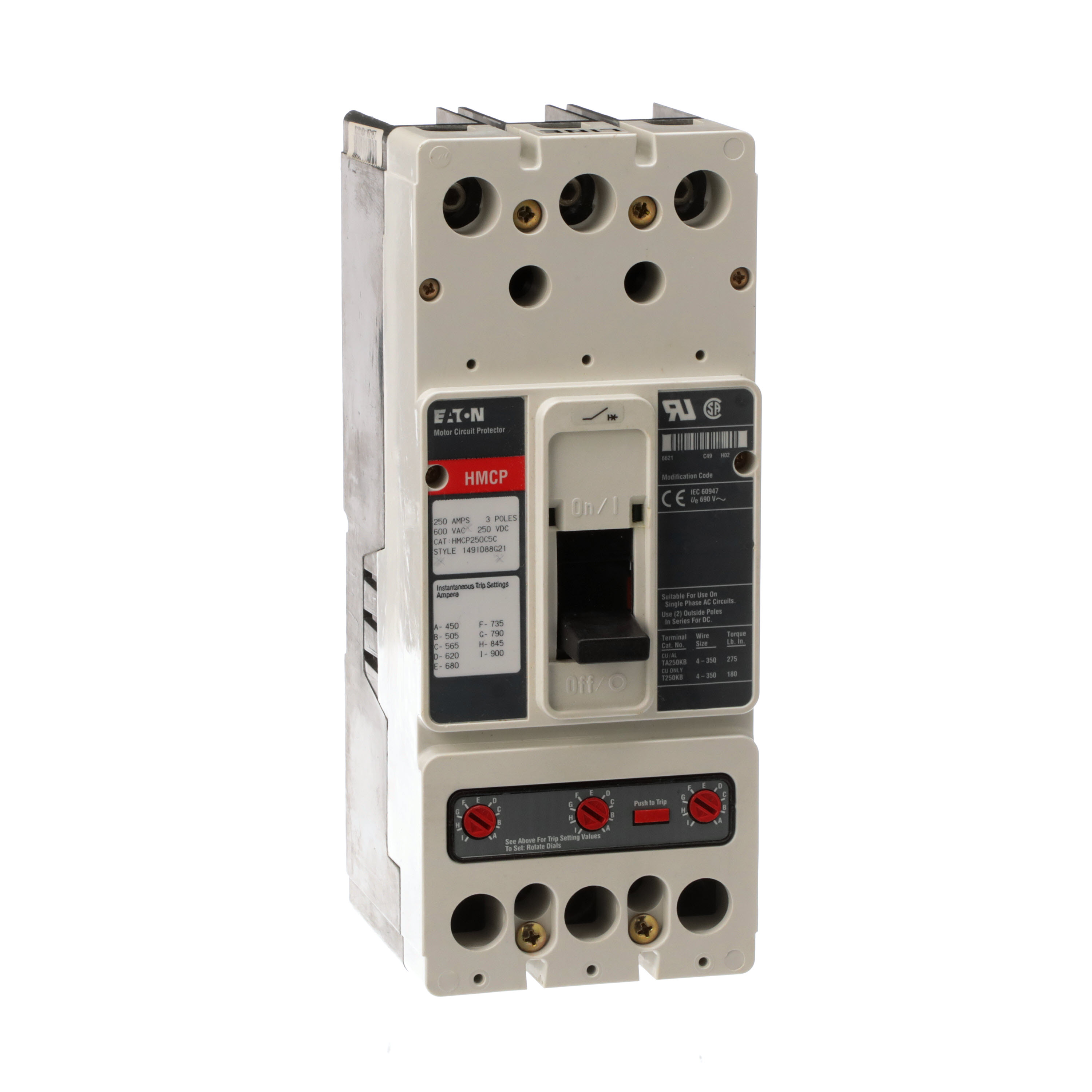 EATON CORPORATION HMCP250C5C