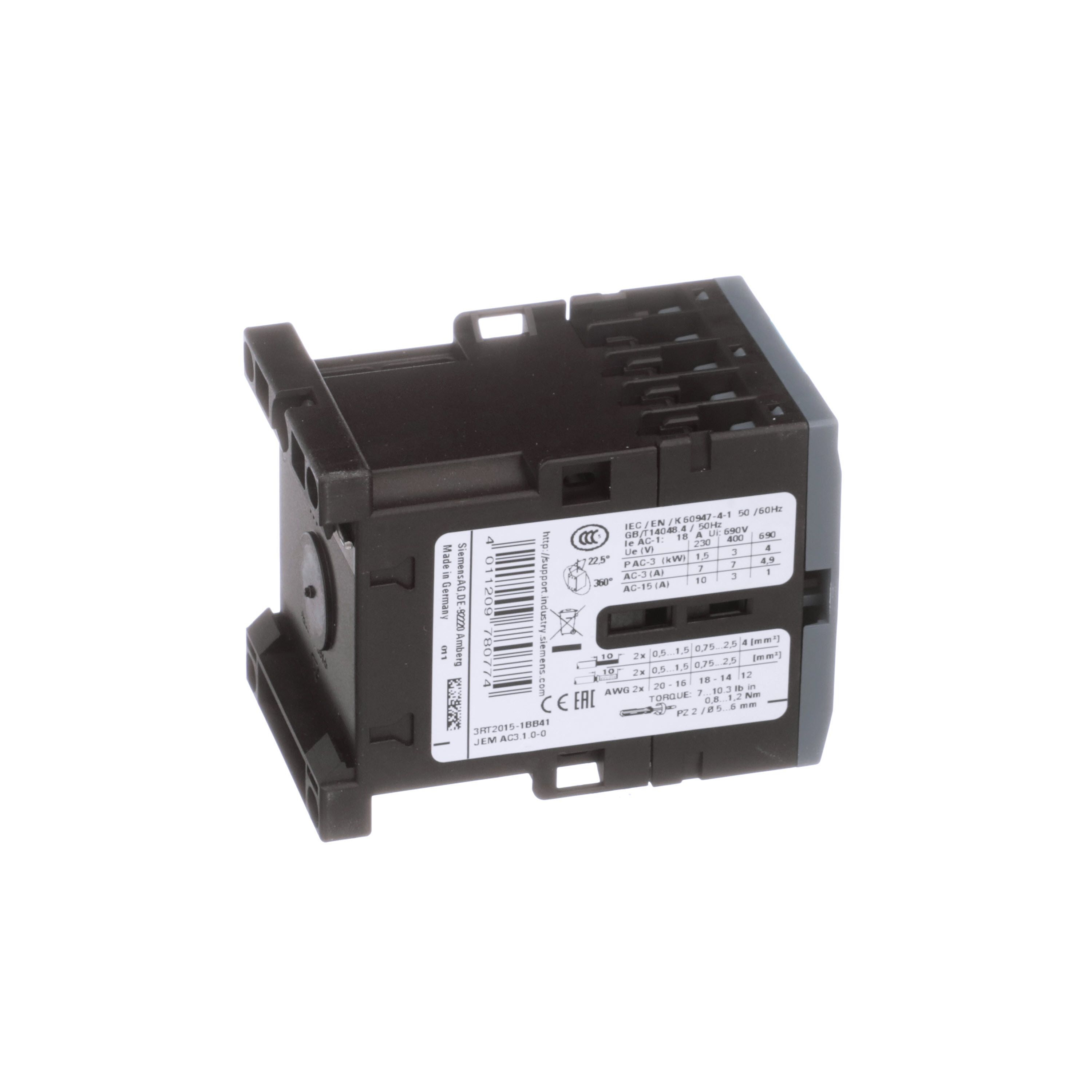 SIEMENS 3RT2015-1BB41