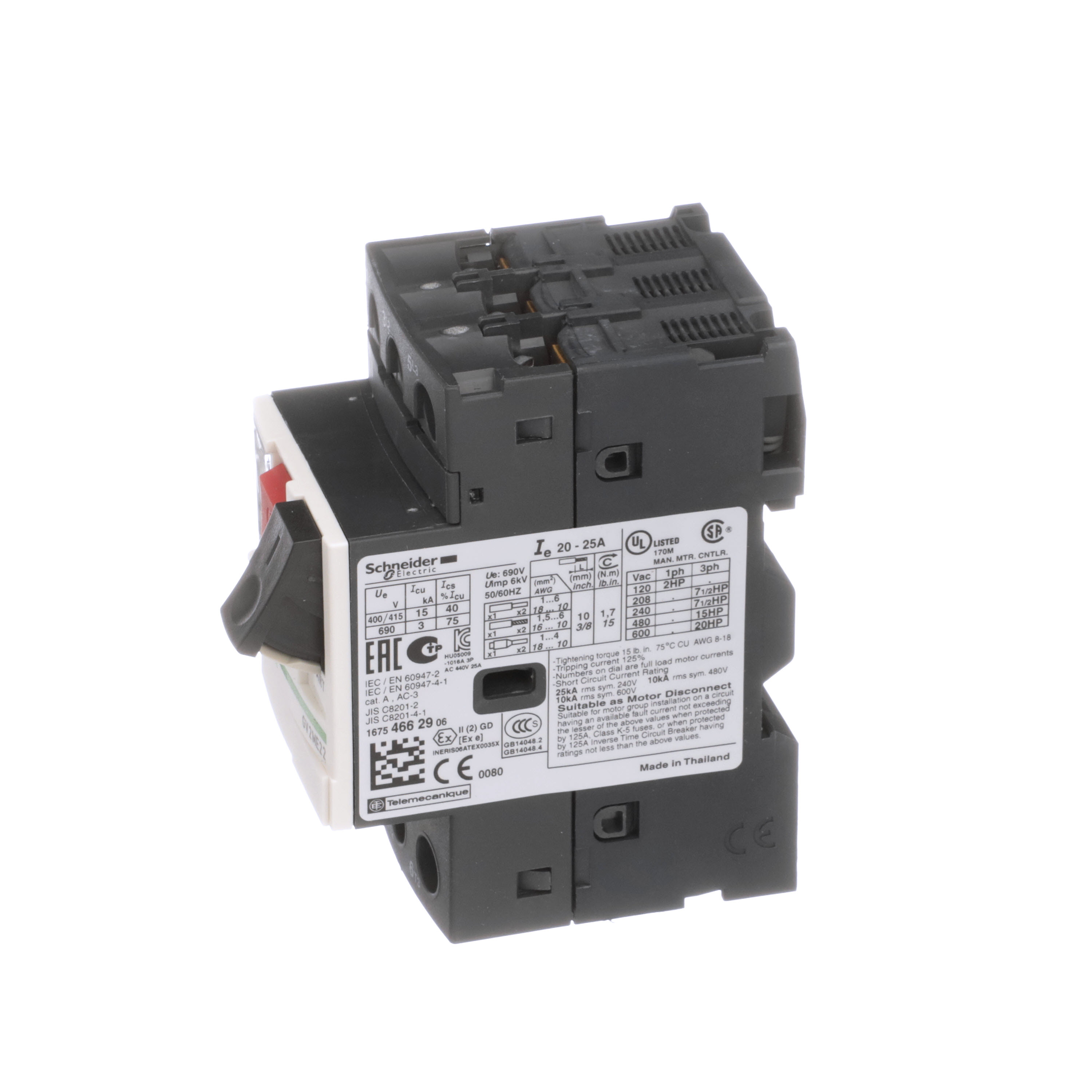 SCHNEIDER ELECTRIC GV2ME22