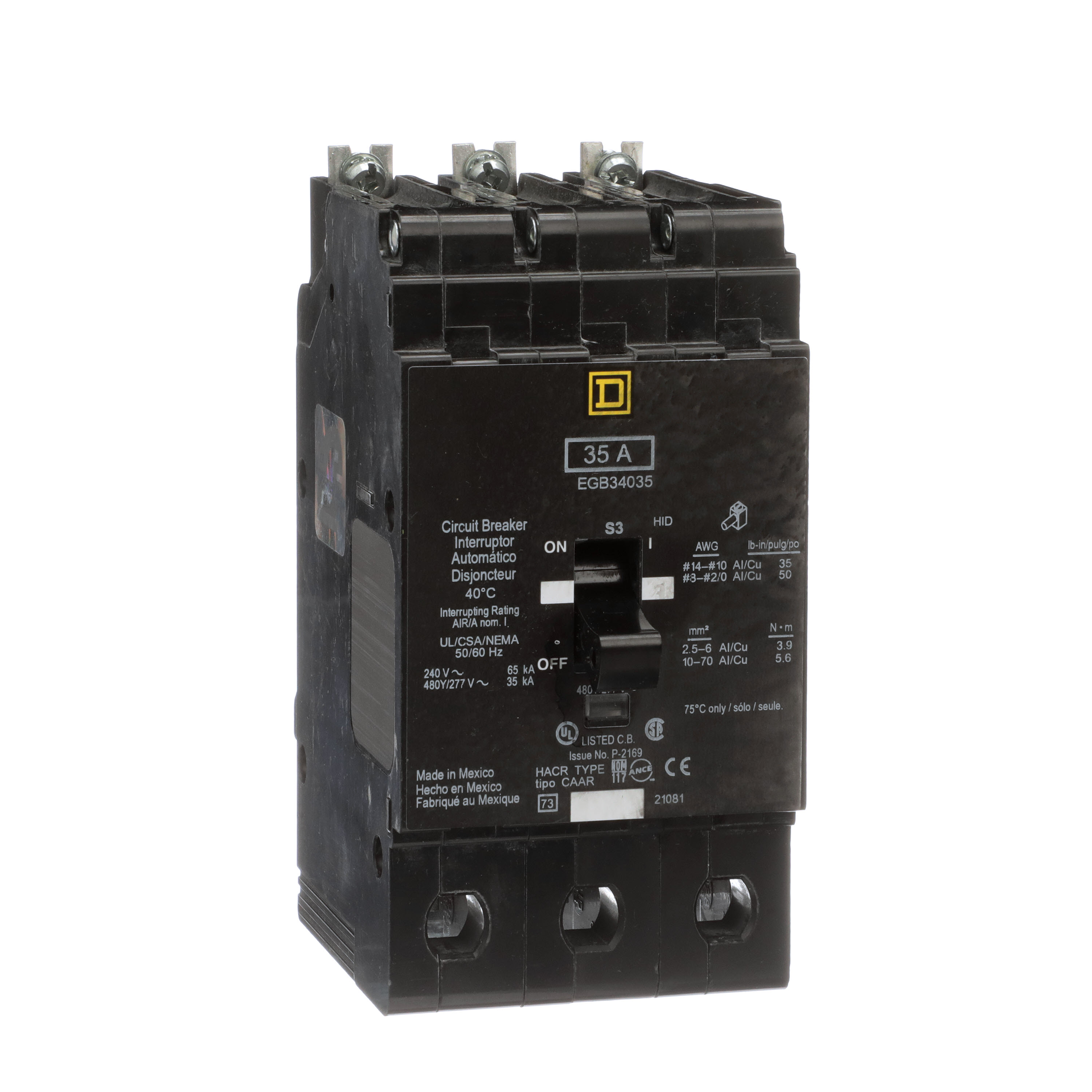 SCHNEIDER ELECTRIC EGB34035
