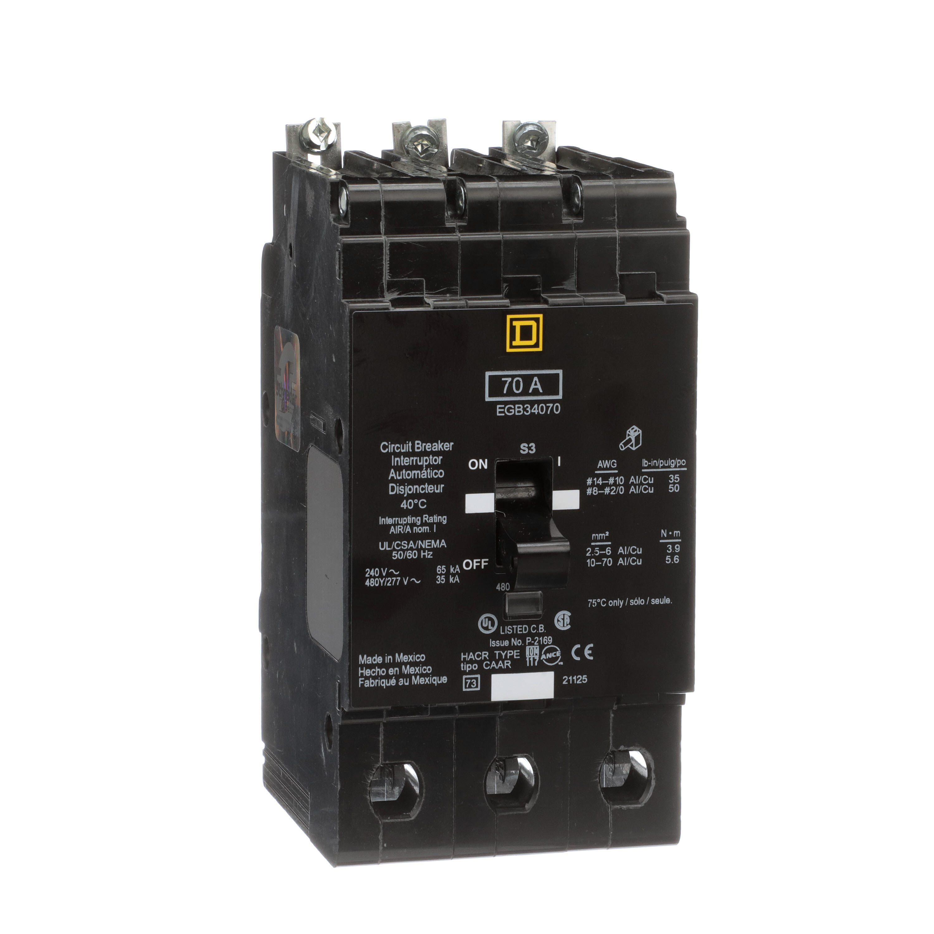 SCHNEIDER ELECTRIC EGB34070