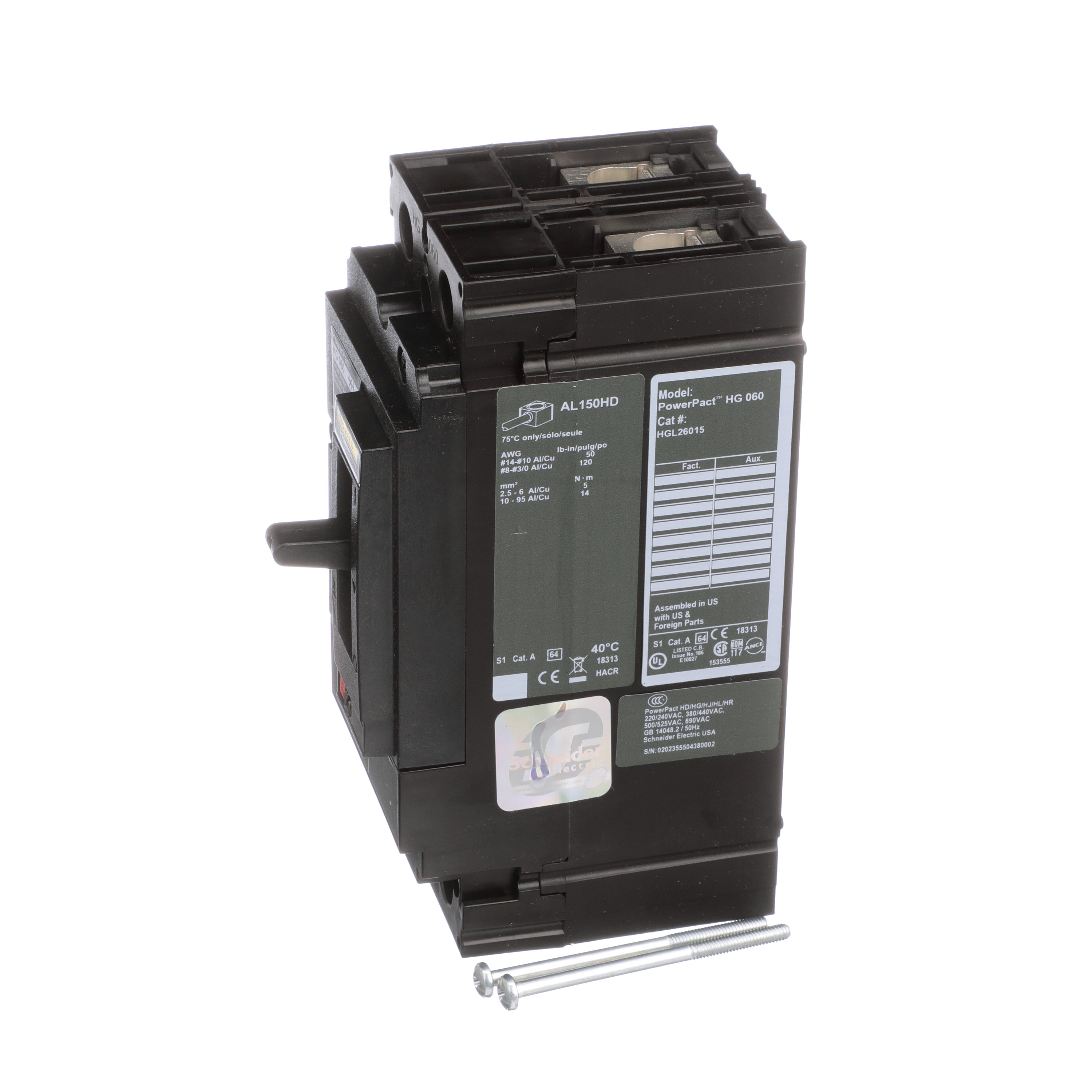SCHNEIDER ELECTRIC HGL26015