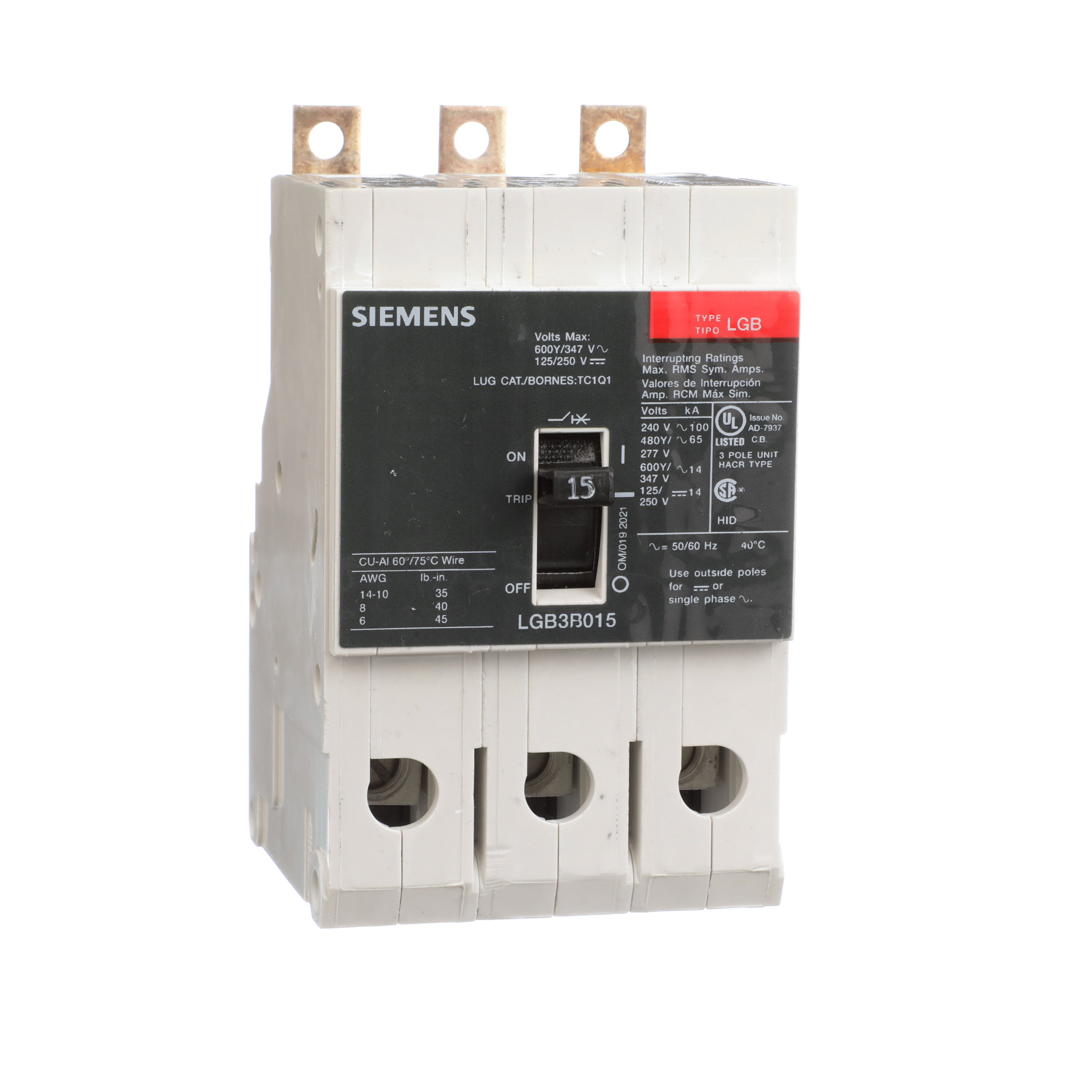 SIEMENS LGB3B015B