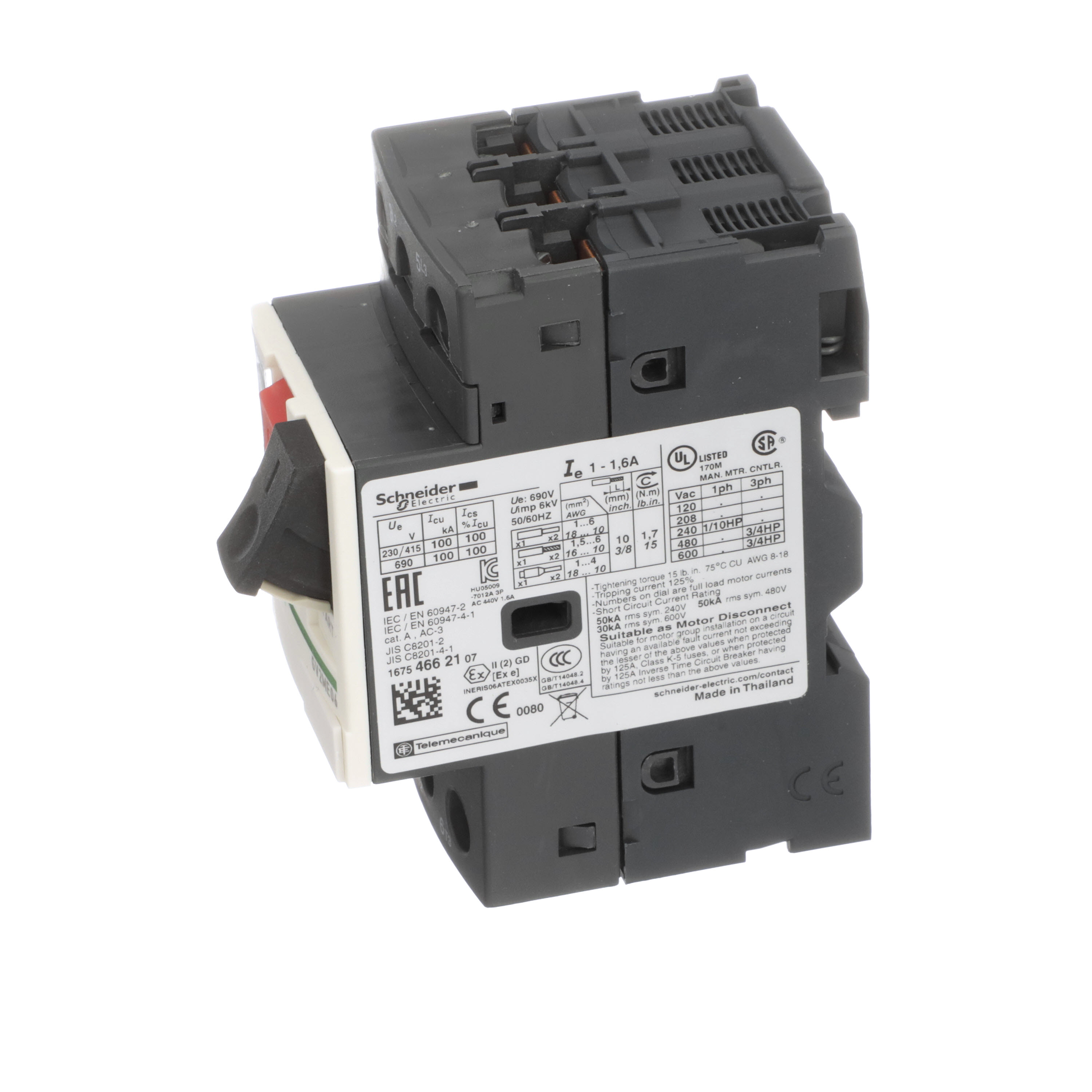SCHNEIDER ELECTRIC GV2ME06