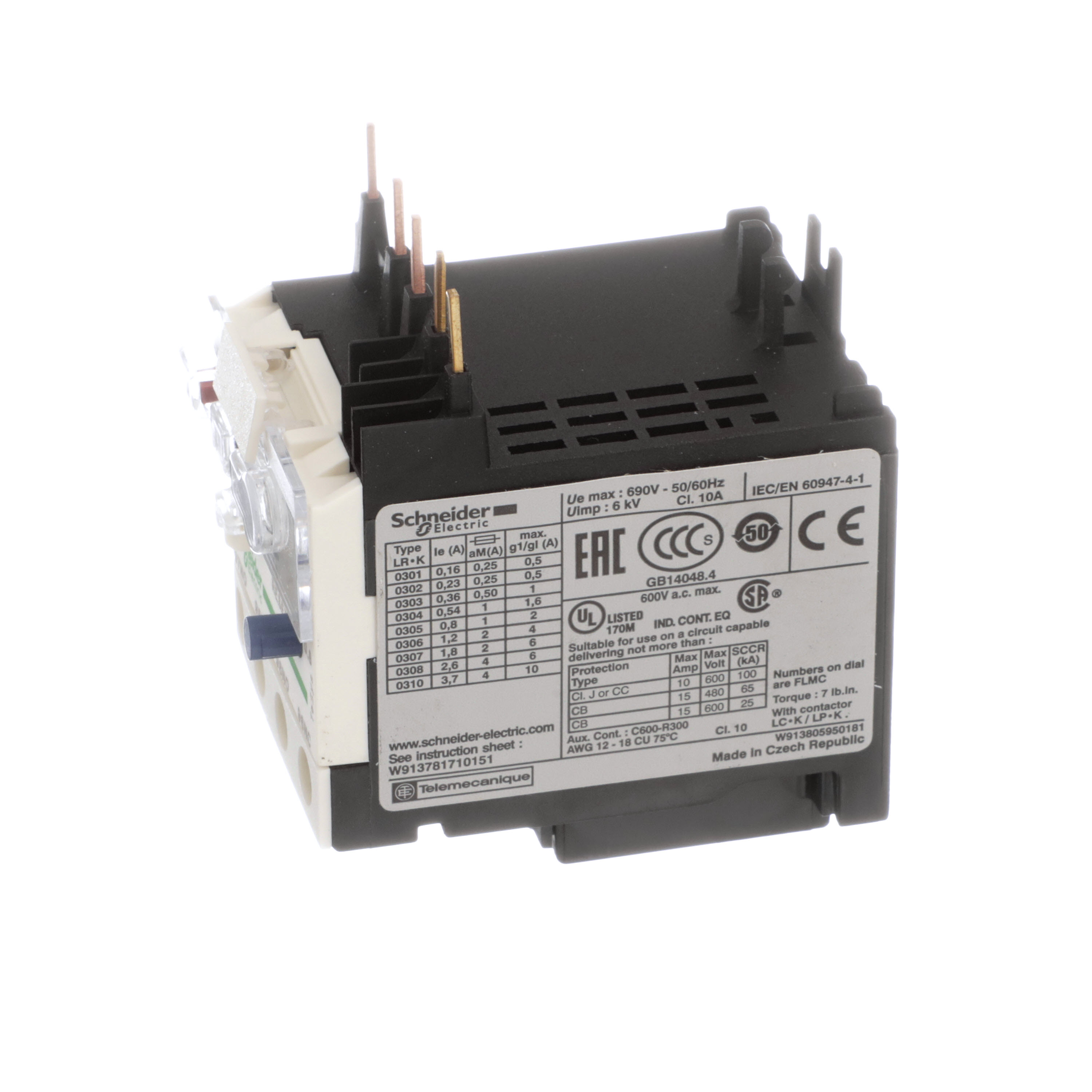 SCHNEIDER ELECTRIC LR2K0305