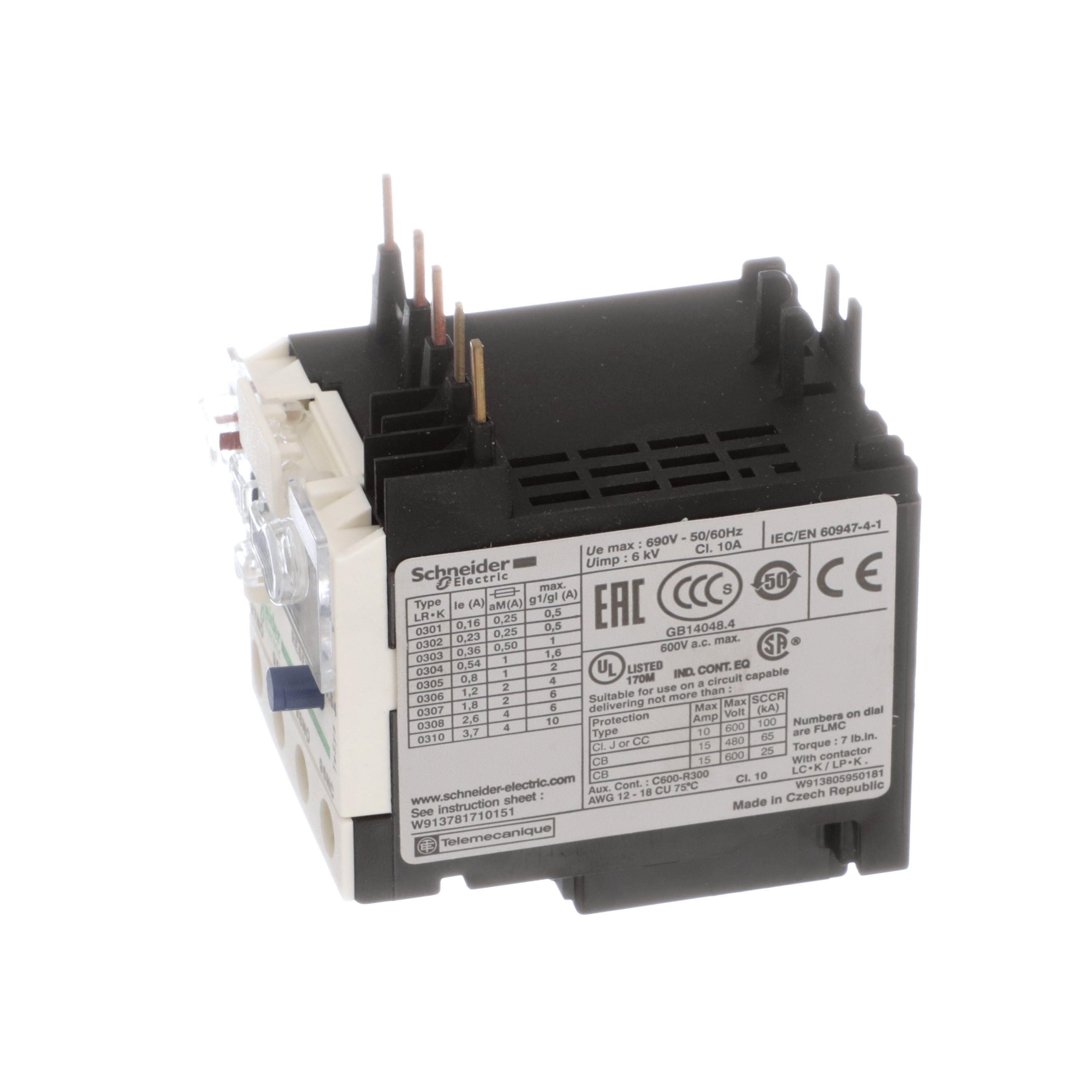 SCHNEIDER ELECTRIC LR2K0304