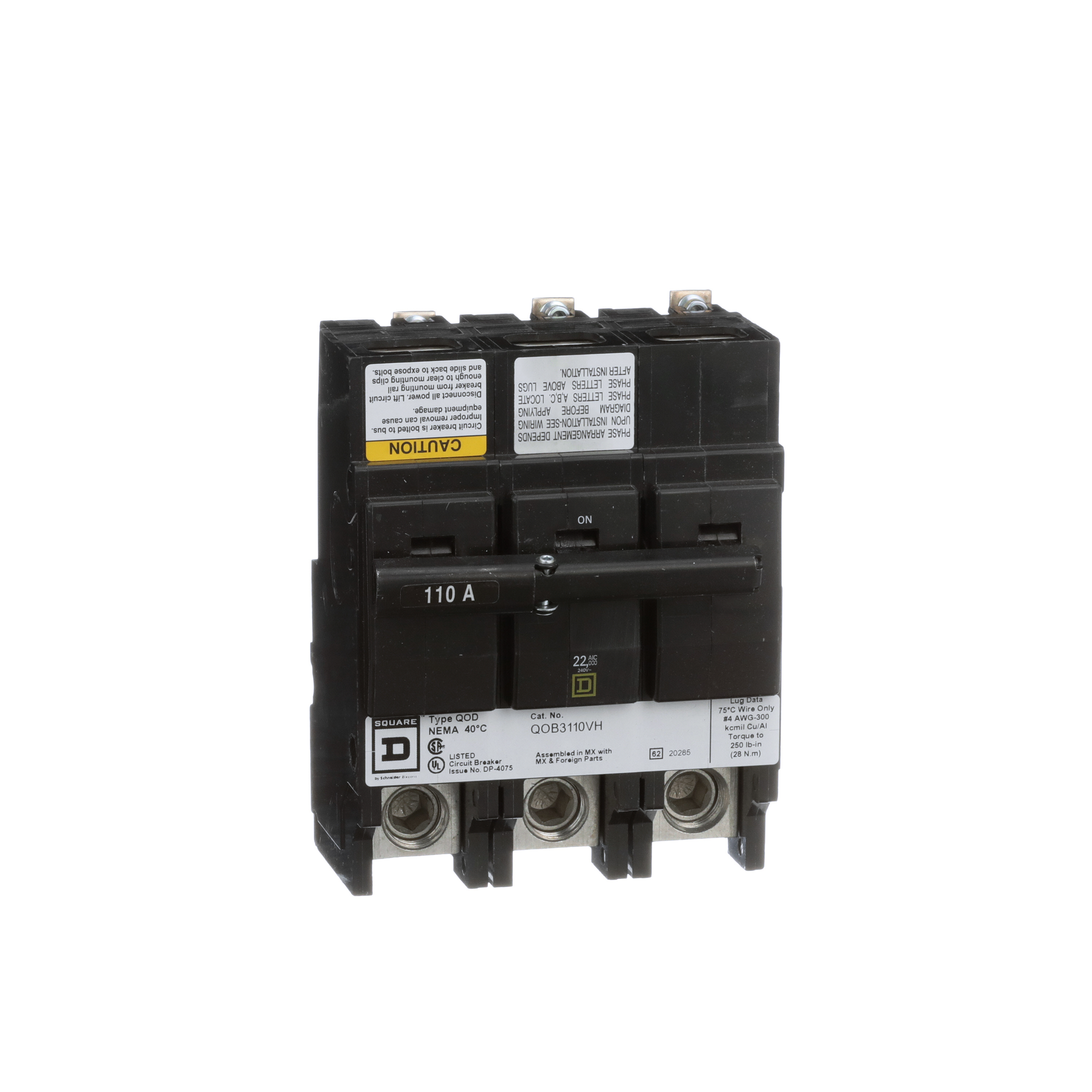 SCHNEIDER ELECTRIC QOB3110VH
