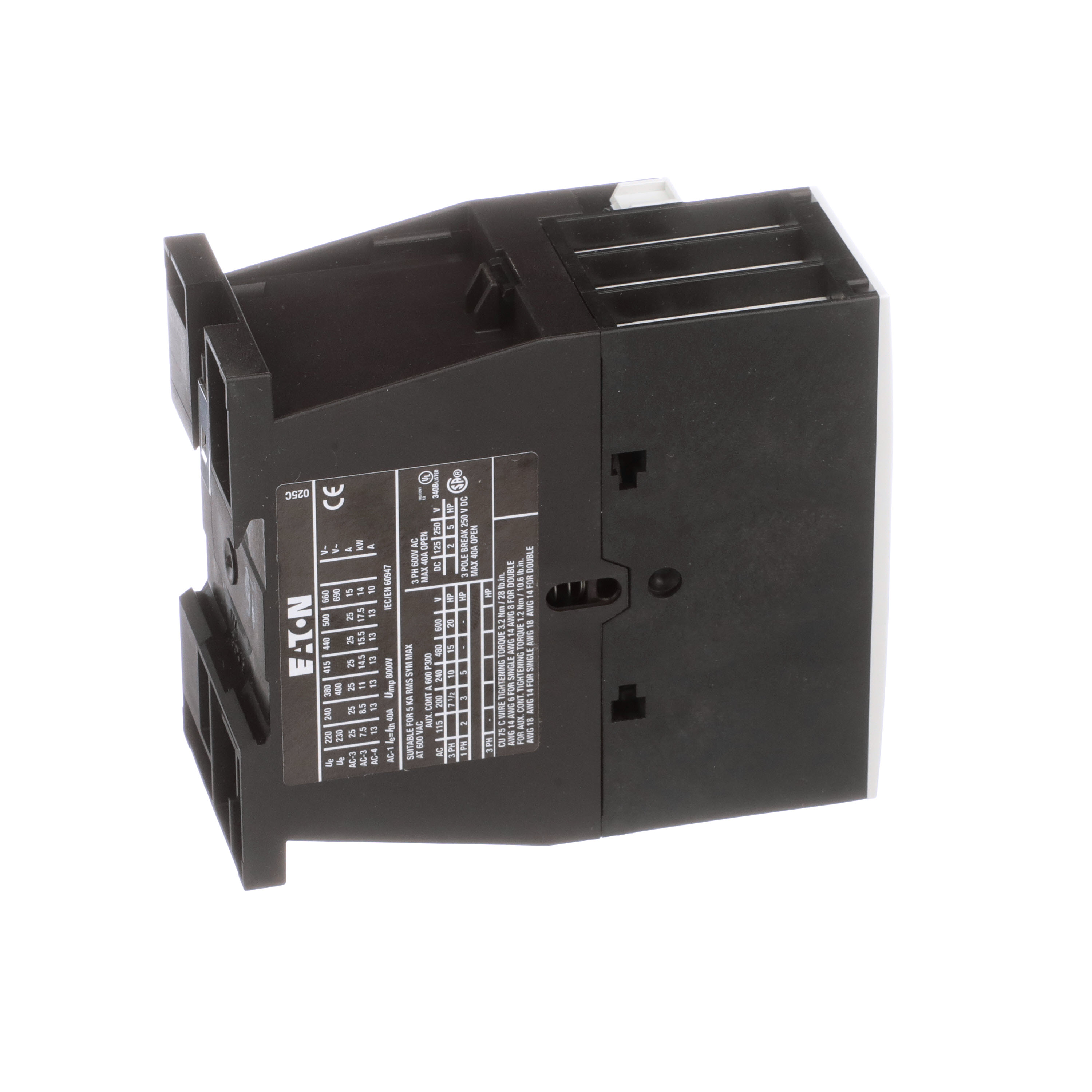 EATON CORPORATION XTCE025C01A