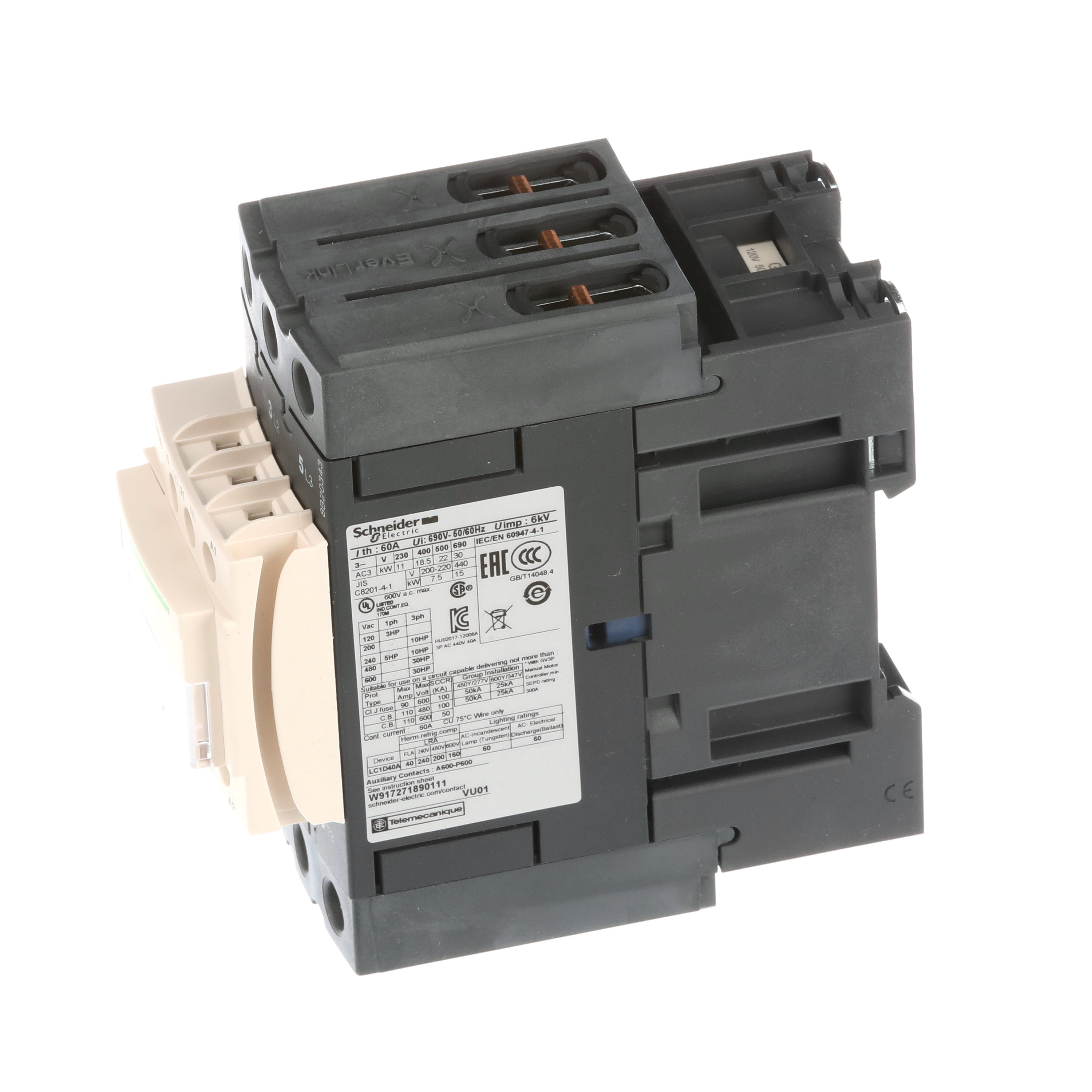 SCHNEIDER ELECTRIC LC1D40AG7