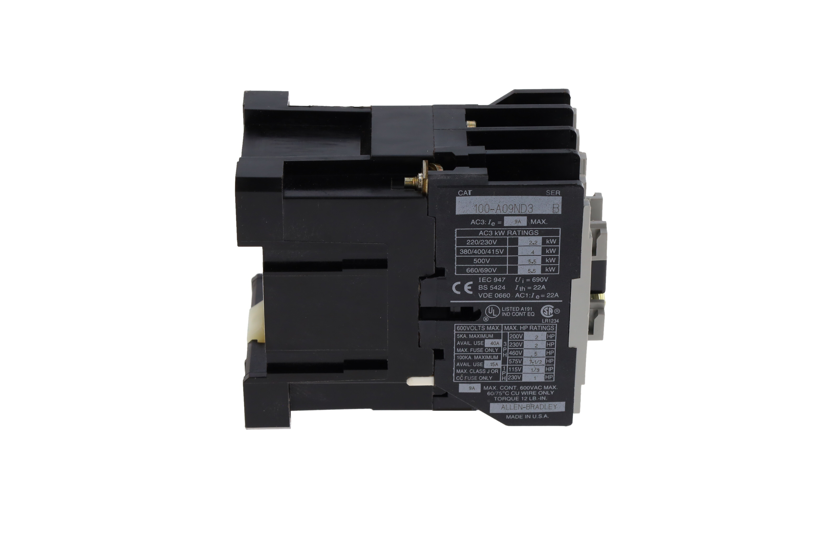 ALLEN BRADLEY 100-A09ND3