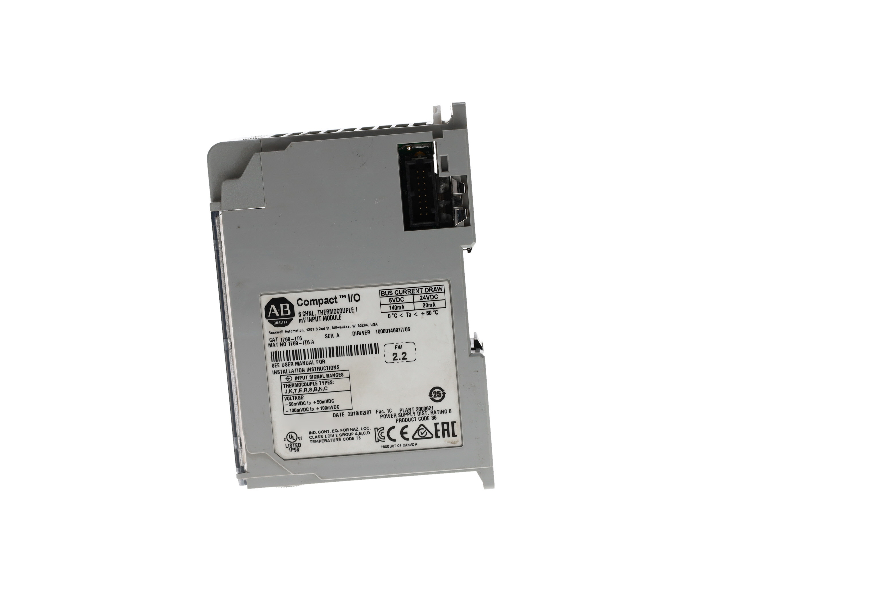 ALLEN BRADLEY 1769-IT6