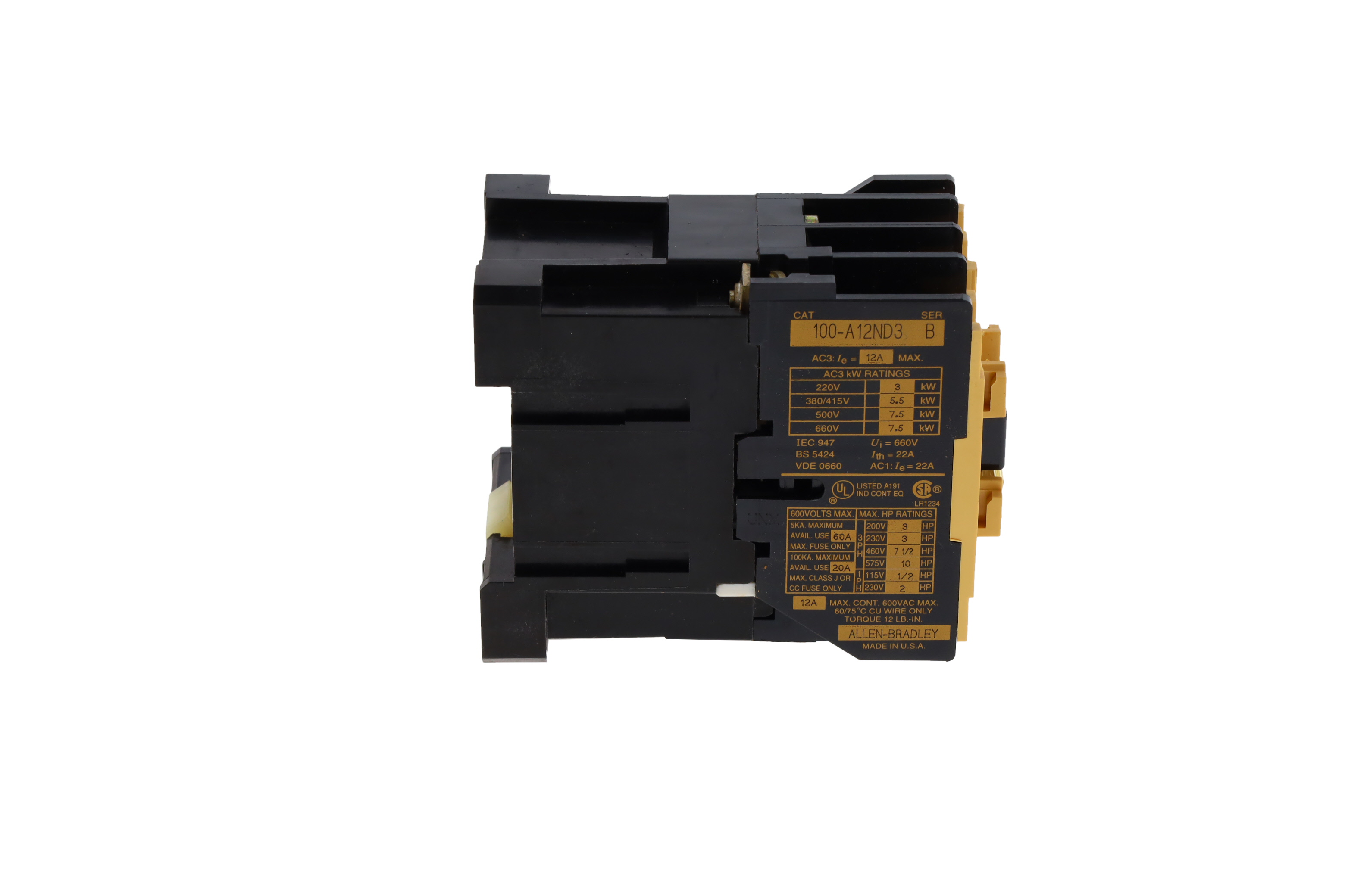 ALLEN BRADLEY 100-A12ND3